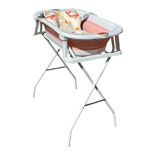 BANHEIRA BUBBLY ROSA - PREMIUM BABY