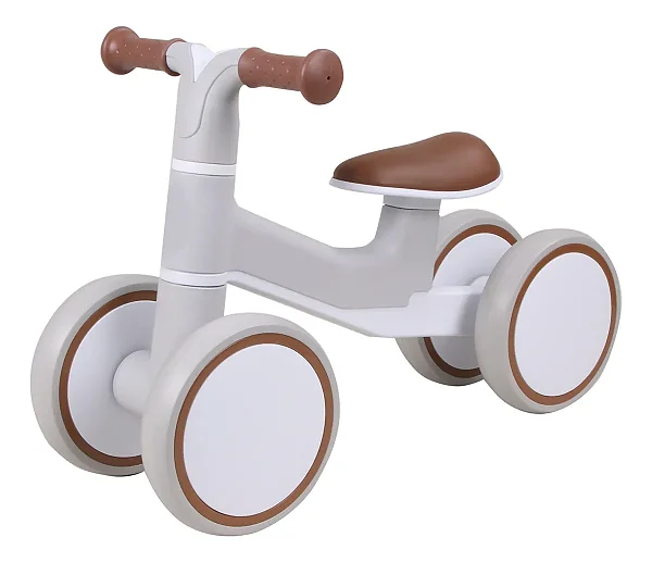 BICICLETA DE EQUILIBRIO E-LITE RIDER SEM PEDAL MARROM - PREMIUM BABY