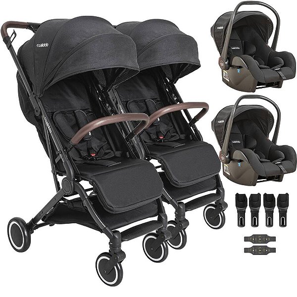 CARRINHO SPRINT II GEMÊOS + BEBÊ CONFORTO - KIDDO