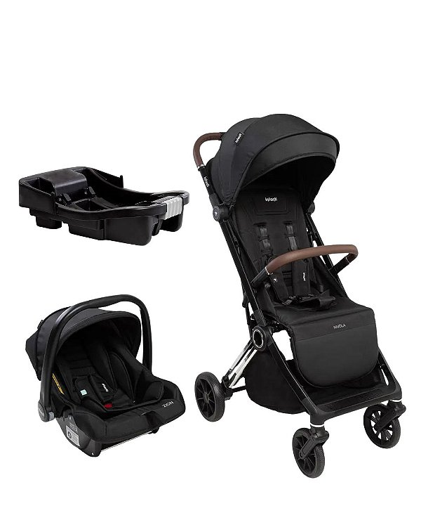 CARRINHO TRAVEL SYSTEM NIVOLA PRETO LUNAR + BASE - INFANTI