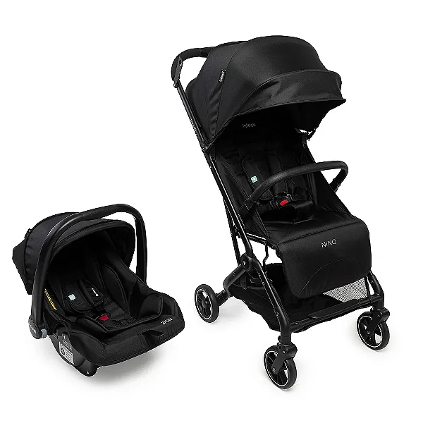 TRAVEL SYSTEM NINO DUO PRETO INFINITO - INFANTI