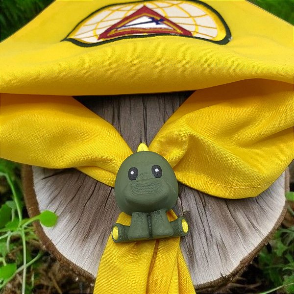 Arganeu Prendedor Lenço Crocodilo