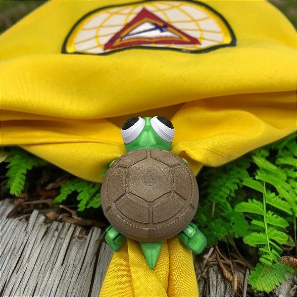 - Arganel Prendedor Lenço Tartaruguinha