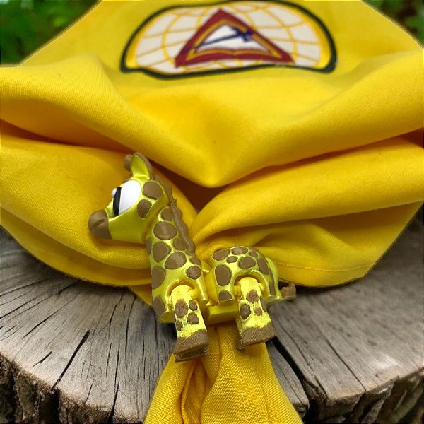 Arganel Prendedor de Lenço Girafa Articulada