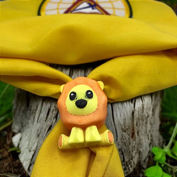 - Arganeu Prendedor Lenço Leãozinho