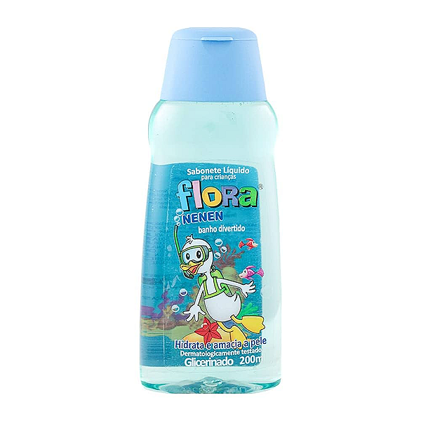 Sabonete Líquido Flora Nenen Glicerinado 200ml