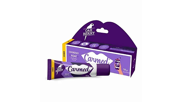 Hidratante Labial Carmed Oakberry Açaí com Cor 10g