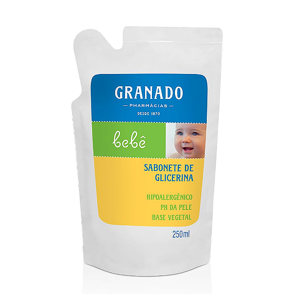Refil Sabonete Líquido de Glicerina Granado Bebê Tradicional 250ml