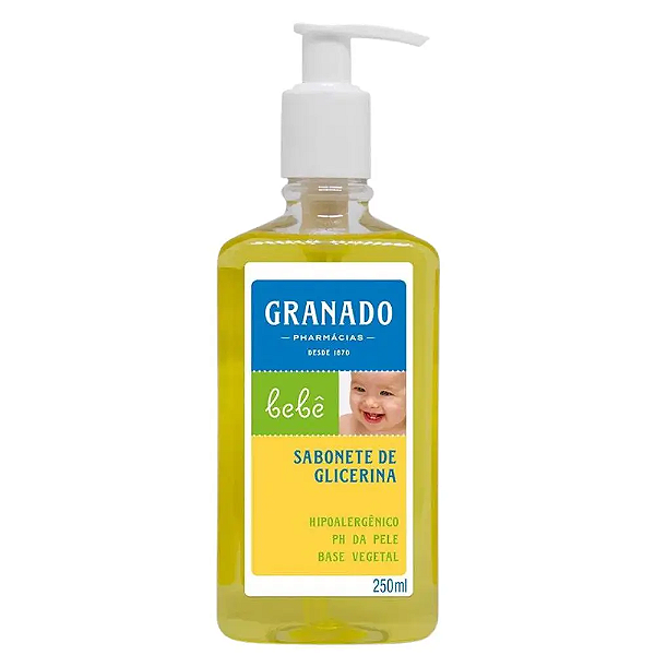 Sabonete Líquido Infantil de Glicerina Granado Bebê Frasco 250ml