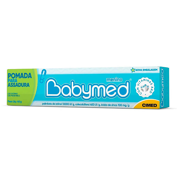 Babymed Pomada Para Assaduras Bebê Azul 45g