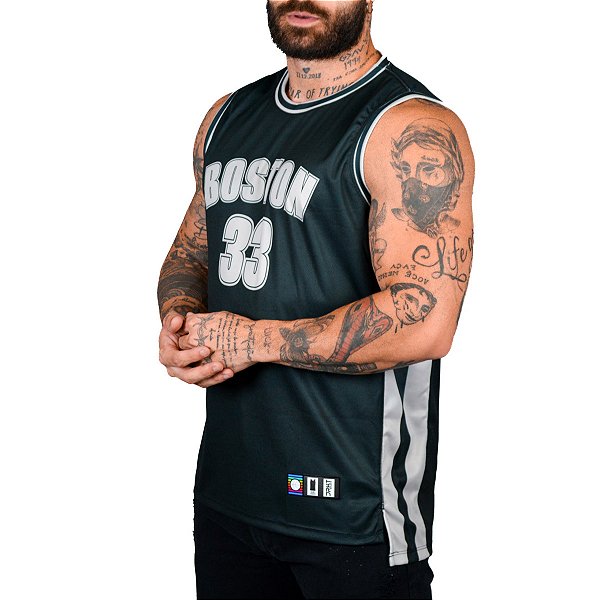 Regata Basquete Boston Masculina Jrkt Sports Ultra Dry