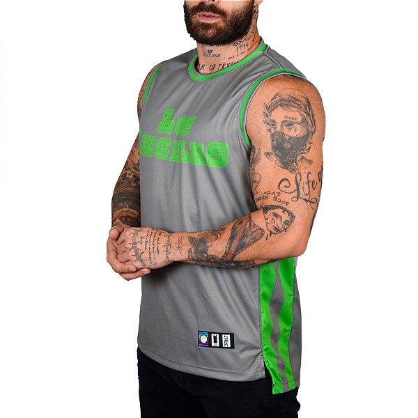 Regata Basquete Masculina Los Angeles Jrkt Sports Ultra Dry
