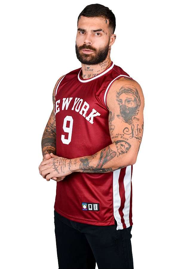 Regata Basquete Masculina New York Jrkt Sports Ultra Dry