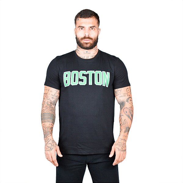 Camiseta Basquete Boston Algodão Nobre JRKT Sports Masculina