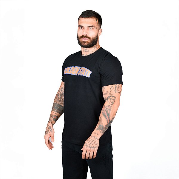 Camiseta Basquete Golden State Jrkt Sports Algodão Nobre 30.1 Penteado