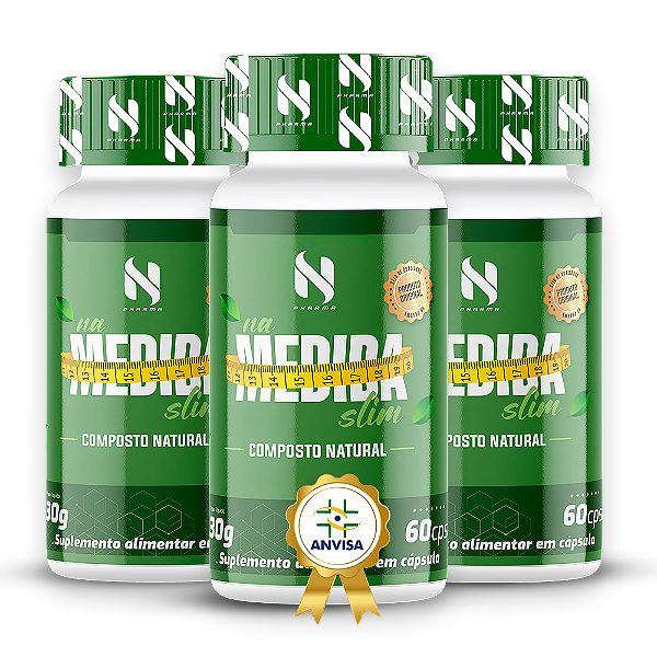 Na Medida Slim - Composto Natural | Combo com 3 Und