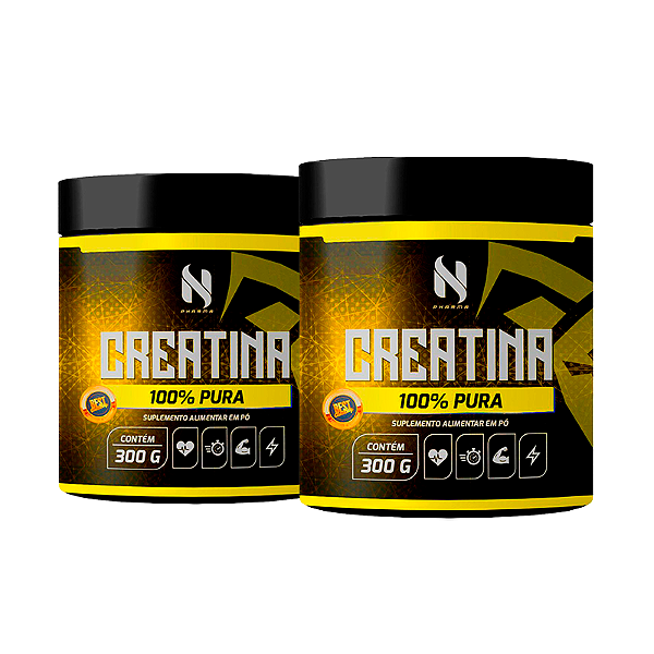 Creatina NS Pharma - 100% Pura | Combo 2 und.