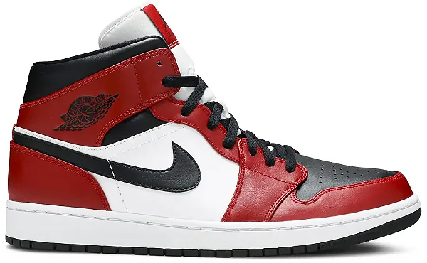 Air Jordan 1 Mid "Chicago Black Toe" [USADO]