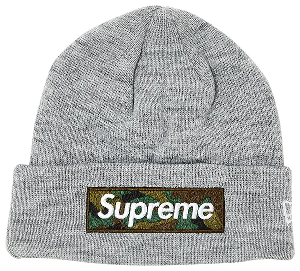 Supreme x New Era Box Logo "Heather Grey"