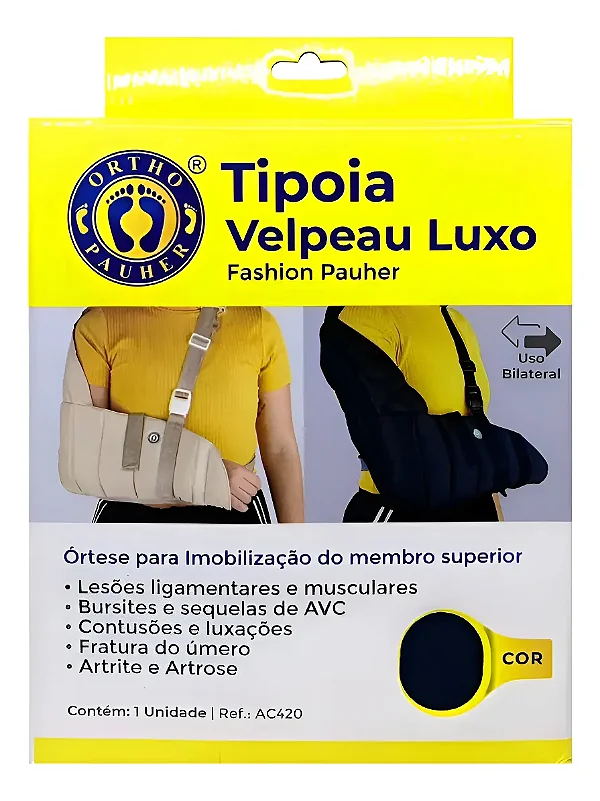 TIPOIA VELPEAU LUXO PAUHER TAM. M COR PRETA - ORTHO PAUHER