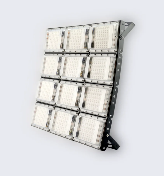 Refletor Holofote de LED 1200W para Campo | Quadra IP67 Flood Light 12 Módulos N1