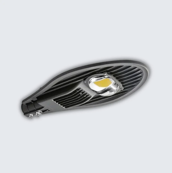 Luminária Pública de LED 50W COB Para Poste de Rua Branco Frio (Chip Tecnológico)