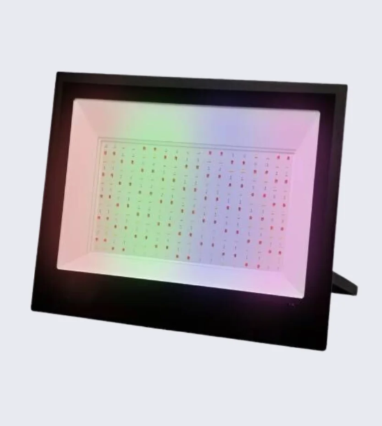 Refletor Holofote LED SMD 400W RGB Colorido com Controle IP67