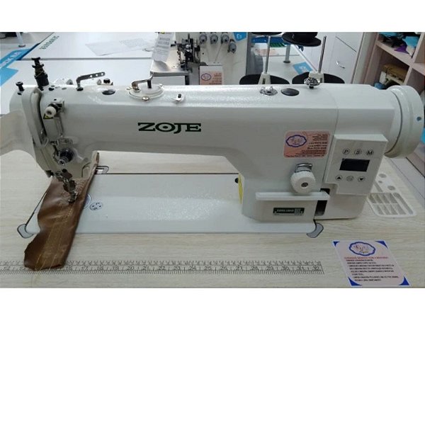 Máquina de Costura Industrial Transporte Duplo Direct Drive - Zoje ZJ-0303L-3-BD/02 (220v)