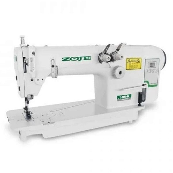 Máquina de Costura Reta Ponto Corrente Ombro a Ombro Direct Drive - 2 Agulhas 1/4 - ZOJE ZJ-3800-BD (220v)