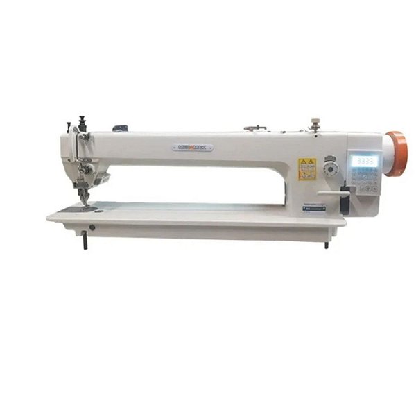 Máquina de Costura Reta Transporte Duplo Eletrônica Alongada 56cm - Megamak