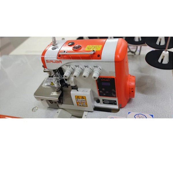Máquina Interlok 5 fios Motor Direct Drive - Modelo 557QE-516M-3-35 Siruba (220v)