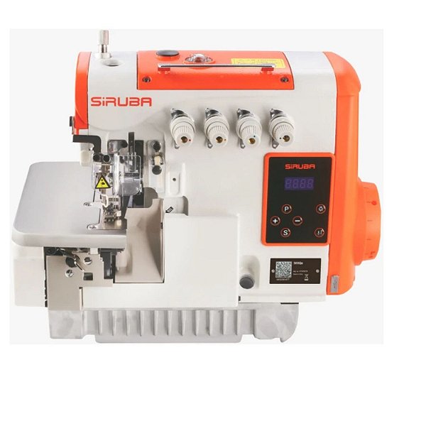 Máquina Overlok Ponto Cadeia 4 fios Motor Direct Drive - Modelo 547QE-514M-3-24 Siruba (220v)