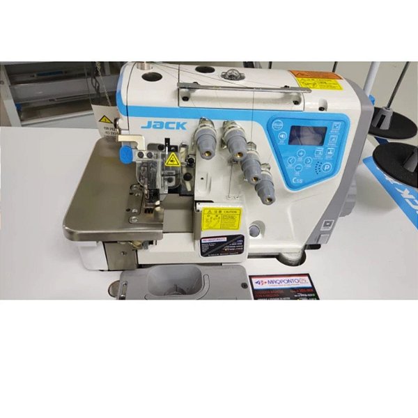 Máquina de Costura Overlock Ponto Cadeia Eletrônica Pneumática - Jack C5S-4-AT (220v)