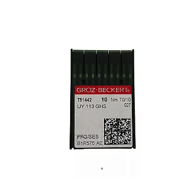 Agulha Groz-Beckert p/ Elastiqueira Industrial - UYX113 FFG/SES - Pacote c/ 100 Und