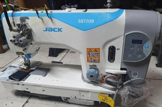 Máquina Pespontadeira 2 Agulhas Fixa Direct Drive - Modelo JK-58720B-005C Jack (220v)