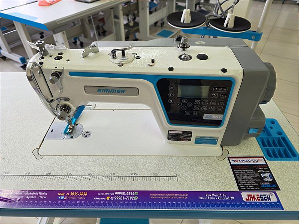 Máquina Reta Eletrônica Direct Drive - Modelo  ES86T Simmer (220V)