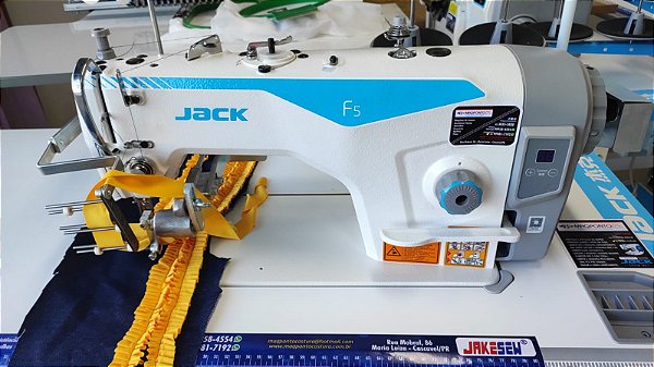 Máquina Reta F5 Direct Drive Jack C/ Aparelho de Fru Fru