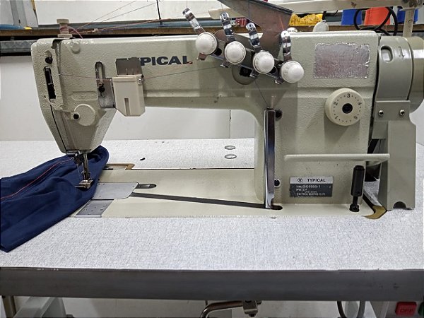 Máquina Ombro a Ombro Ponto Corrente 2 Agulhas 1/4 - Modelo QK0056-1 Typical usada
