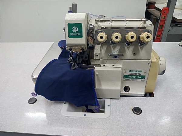 Máquina Overlok Ponto Cadeia Convencional 110/220v - Modelo ZJ752-17A Zoje usada