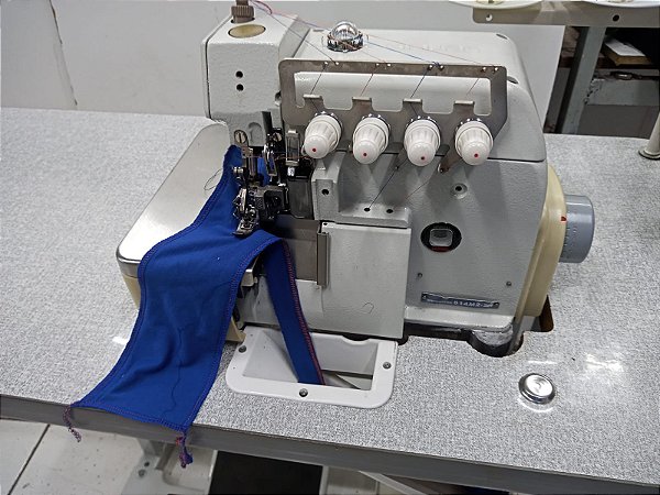 Máquina Overlok Ponto Cadeia Convencional 110/220v - Modelo 737K Siruba usada