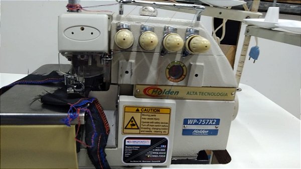 Máquina Interlok Convencional Usada - Modelo WP-757X2 Holden (110/220v)