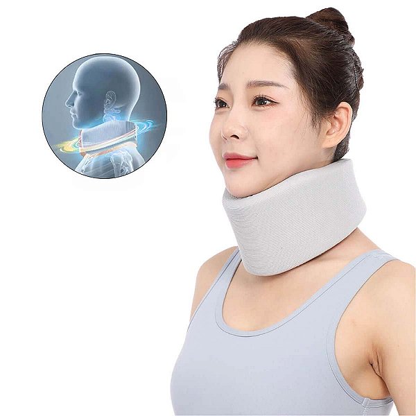 Colar Cervical Em Espuma Ortopédico Estabilizador Premium