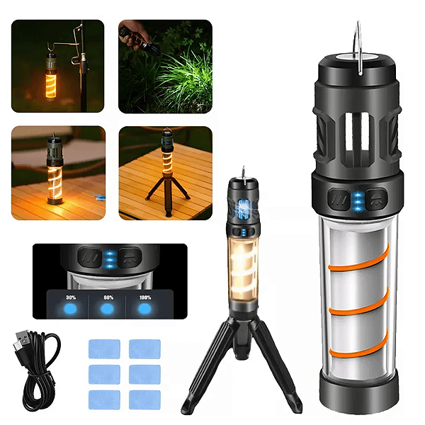 Lanterna Led Repelente Emergencia Mata Mosquito Camping