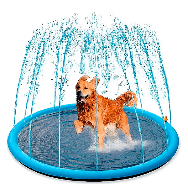 Tapete Piscina Chafariz Inflável Água Para Pet Ou Crianças