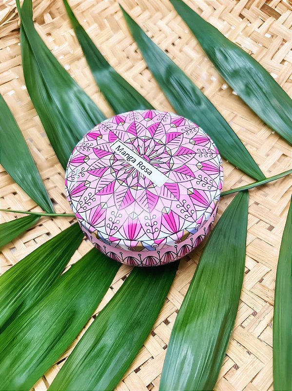 Vela Aromática Para Massagem de Manga Rosa