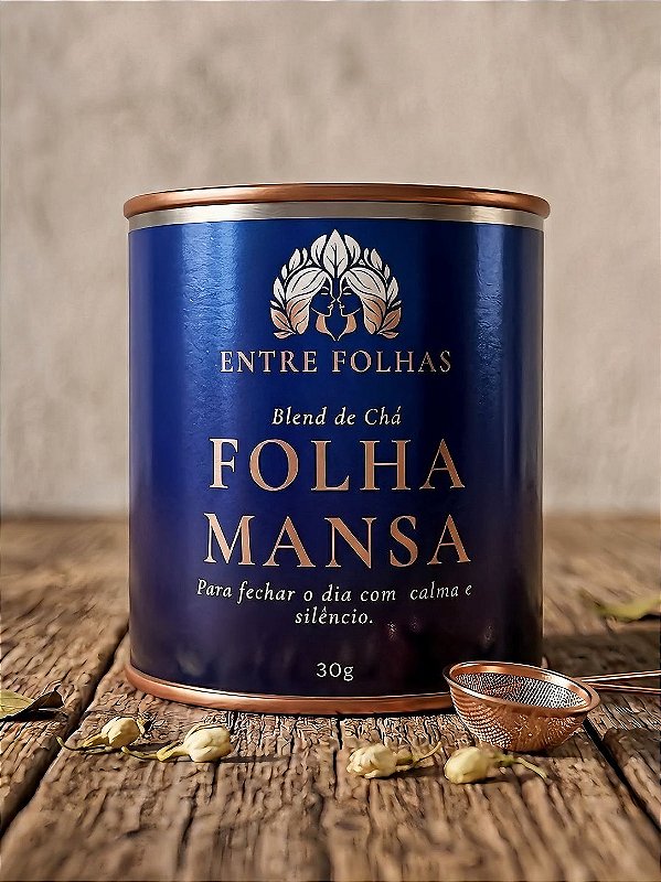 Blend de Chá Folha Mansa Óca Burity – Pote de 30g