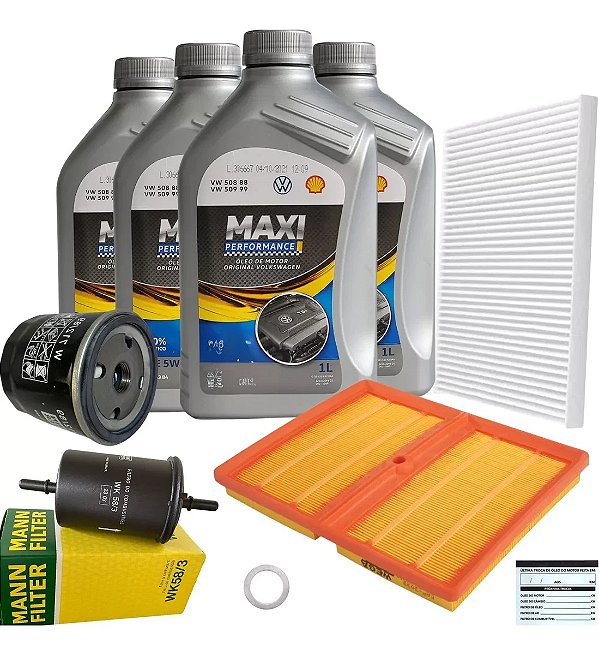 Kit Troca Óleo Polo T-cross Virtus Nivus 1.0 Tsi Volkswagem