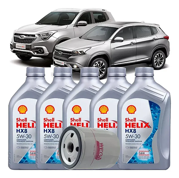 Kit Revisao 5w30 Cherry Tiggo 5x E 7 1.5 2018 2019 2020 2021