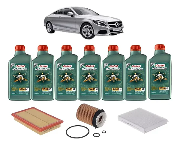Kit Revisao Troca De Oleo Mercedes C180 C200 C250 E250