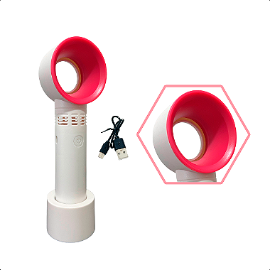 Mini Ventilador Sem Hélice Portátil Recarregável USB